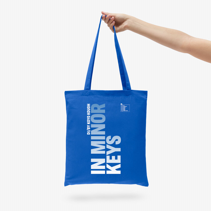 BLUE TOTE BAG IN MINOR KEYS - La Biennale Gifts